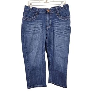 Lee Slender Secret Jean Capris, sz 14